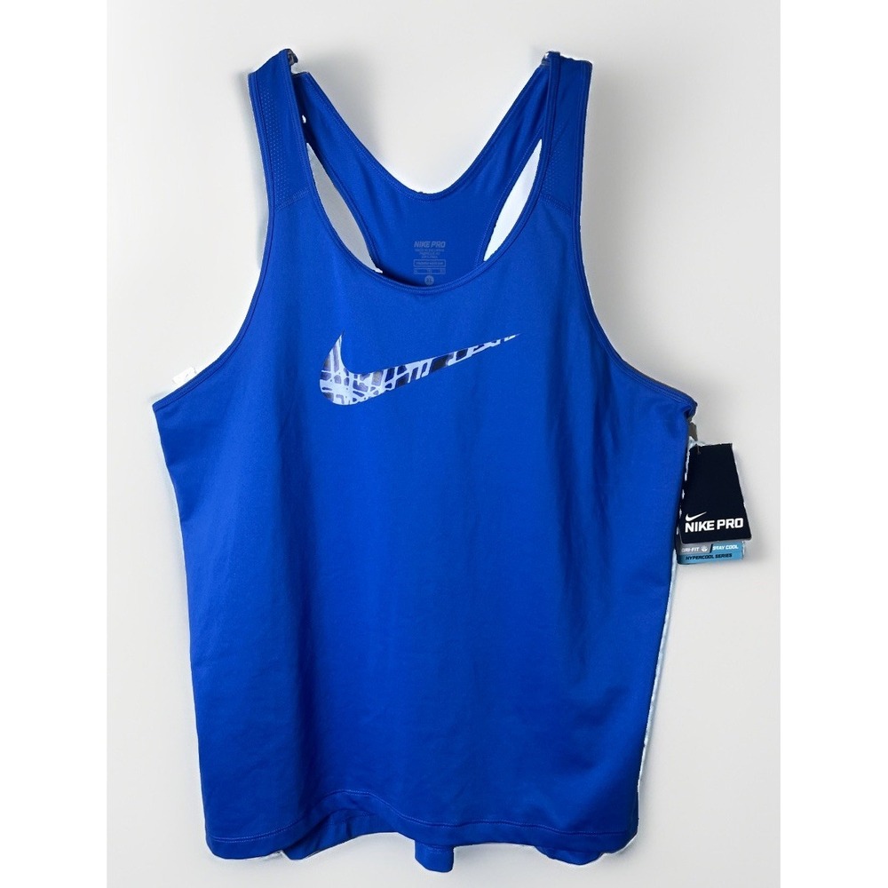 Mike Pro Hypercool Series Blue Tank Top Women's XL NWT Racer Back Dri Fit